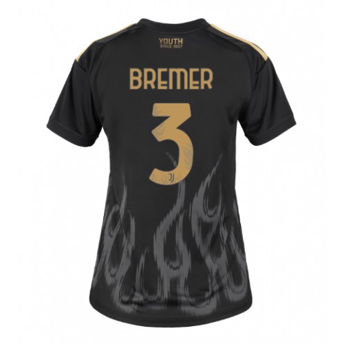 Juventus Gleison Bremer #3 Kolmaspaita Naiset 2026-27 Lyhythihainen
